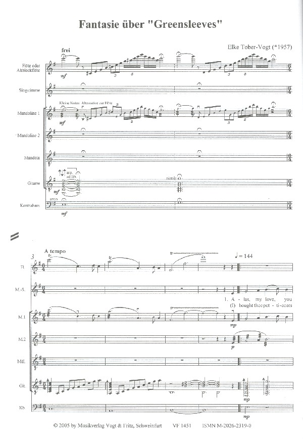 Fantasie über Greensleeves