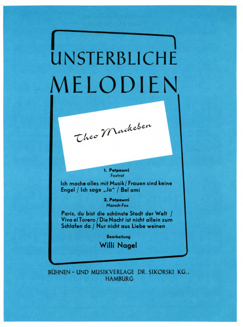 2 Potpourris für Singstimme und Klavier