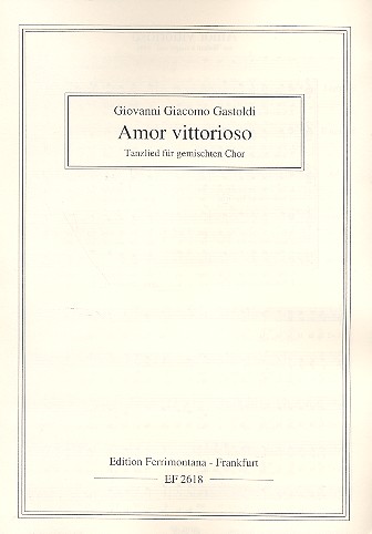 Amor vittorioso Tanzlied für 5-stg