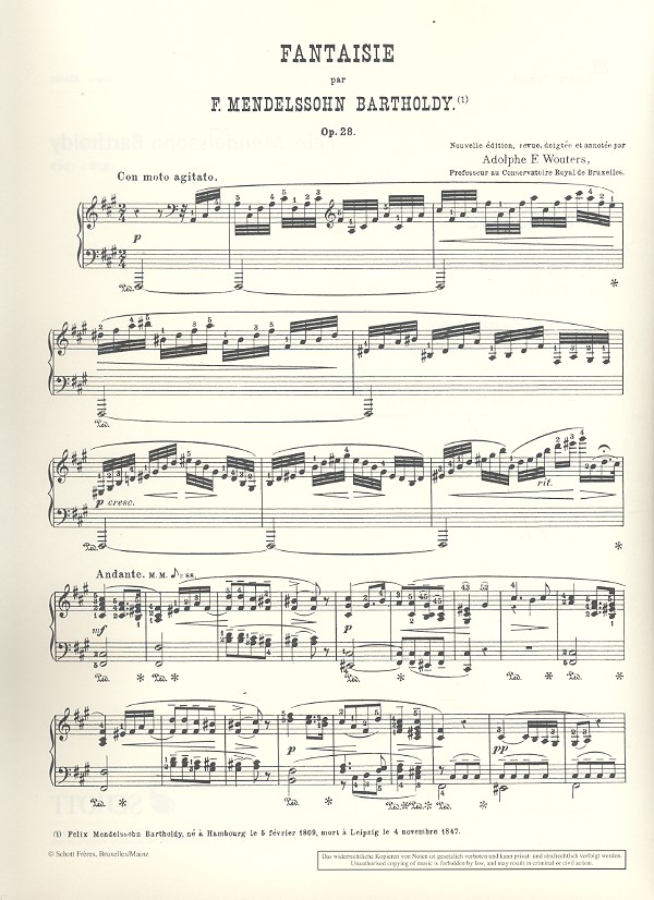 Fantasie fis-Moll op.28