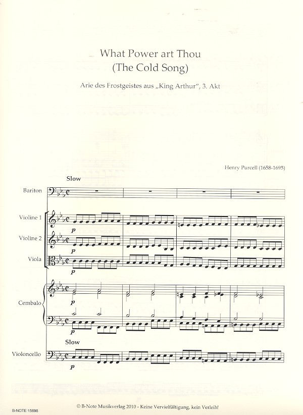 The Cold Song aus "King Arthur"