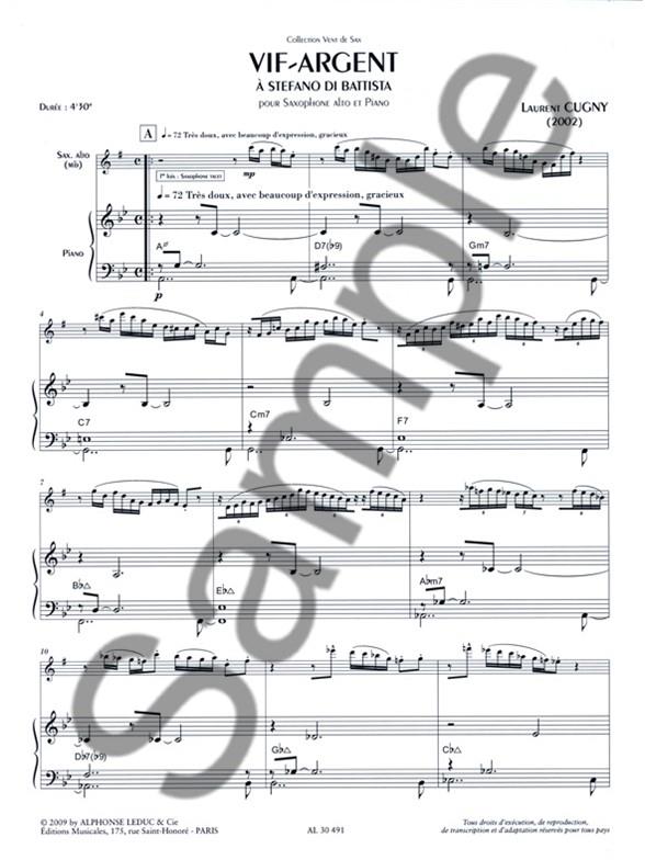 Vif-argent à Stefano di Battista pour