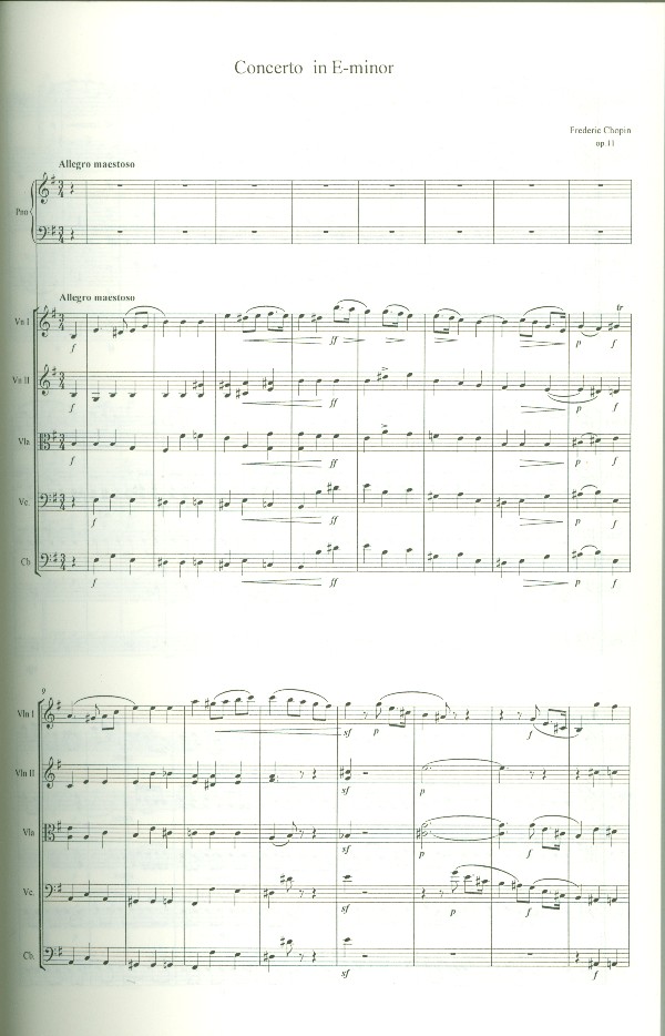 Konzert e-Moll Nr.1 op.11 für Klavier und Orchester