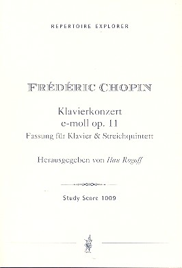 Konzert e-Moll Nr.1 op.11 für Klavier und Orchester