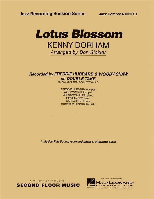 Lotus blossom: for jazz combo quintet