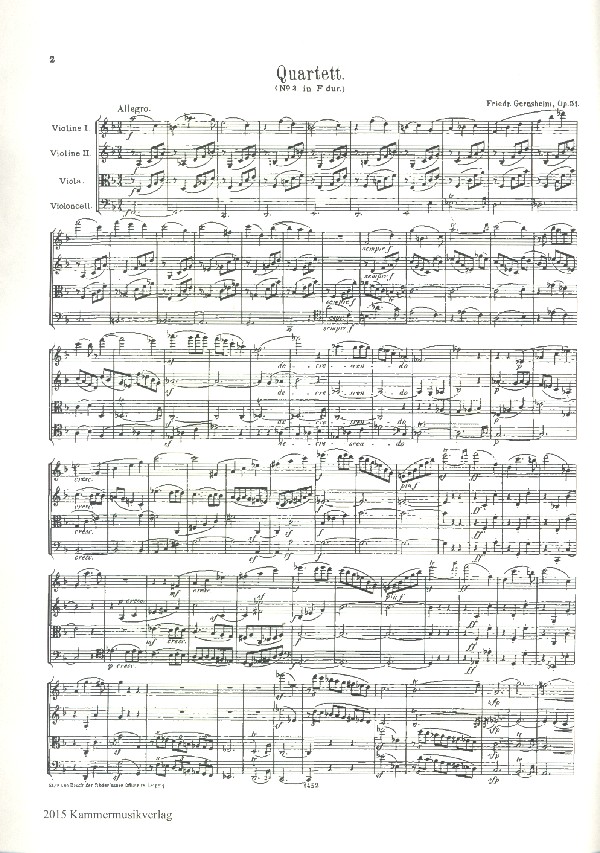 Streichquartett F-Dur Nr.3 op.51