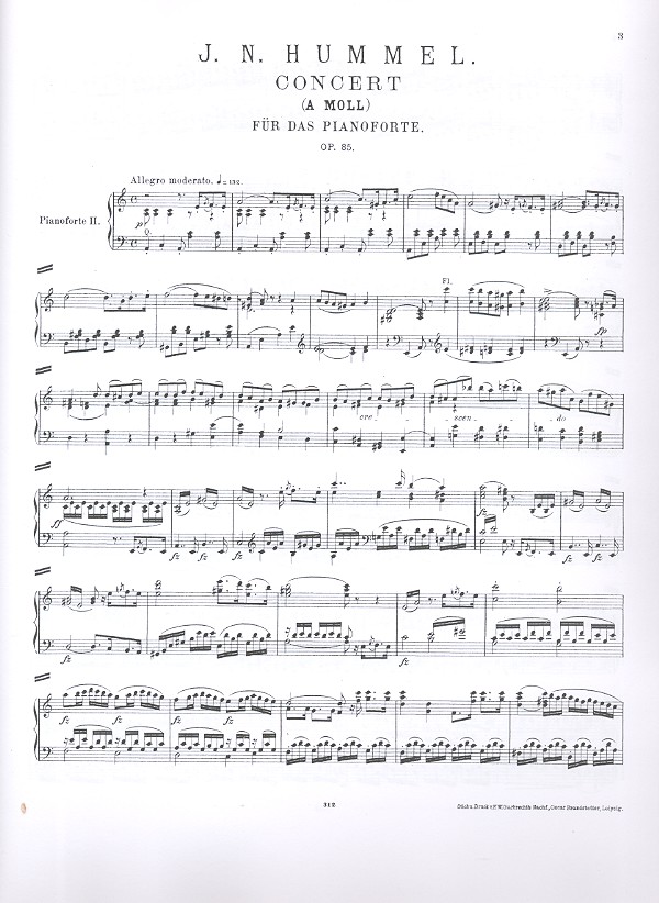 Konzert a-Moll op.85