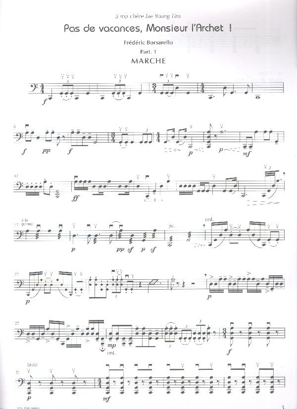 Pas de Vacances Monsieuer l'Archet