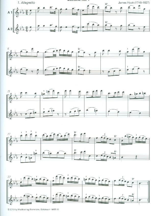 12 Duettinos op.42 Band 1 (Nr.1-6)