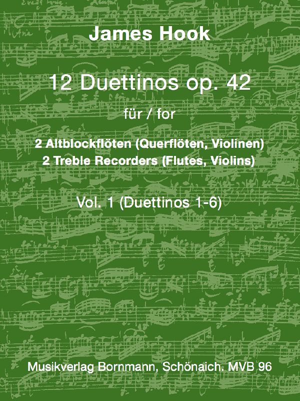 12 Duettinos op.42 Band 1 (Nr.1-6)