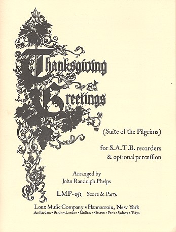 Thanksgiving Greetings Suite of the Pilgrims