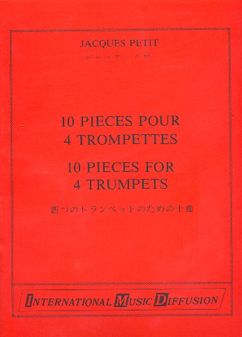 10 Pièces pour 4 trompettes
