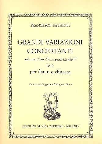 Grandi Variazioni concertanti sul tema 'An Alexis send ich dich' op.5