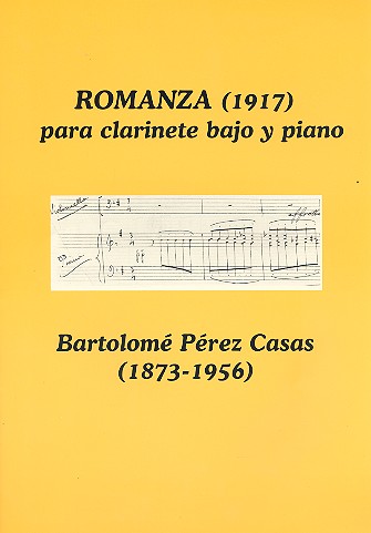 Romanza for bass clarinet and piano