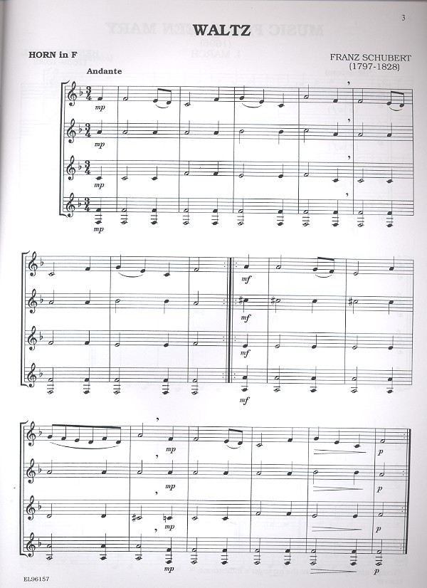 Classical Quartets for All horn in f