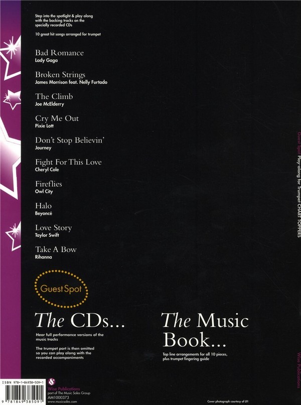 Chart Toppers (+2 CD's):  for trumpet