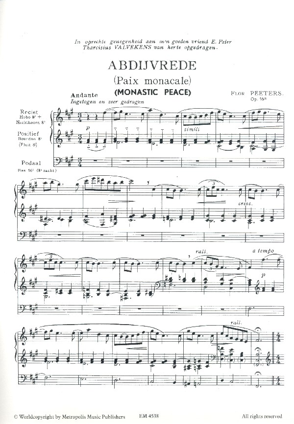 Abdijvrede op.16a