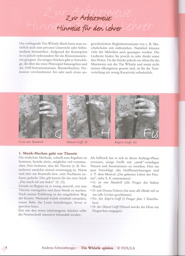 Tin Whistle spielen (+Playback-CD)