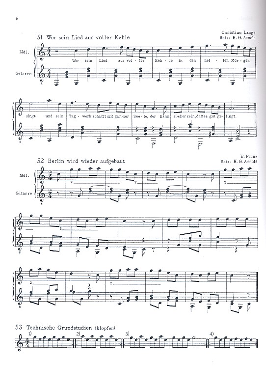 Schule für Mandoline Band 2 Der Abwärtsschlag (D-A-E-Saite)