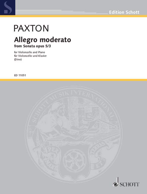 Allegro moderato aus der Sonate op.5,3
