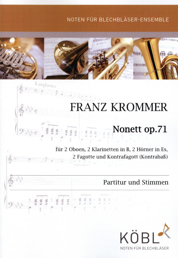 Nonett op.71 für 2 Oboen, 2 Klarinetten,