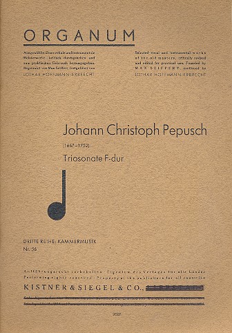 Sonate F-Dur für 2 Violinen