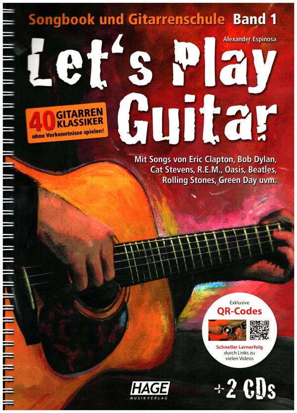 Let's play Guitar (+QR Codes +2 CD's)