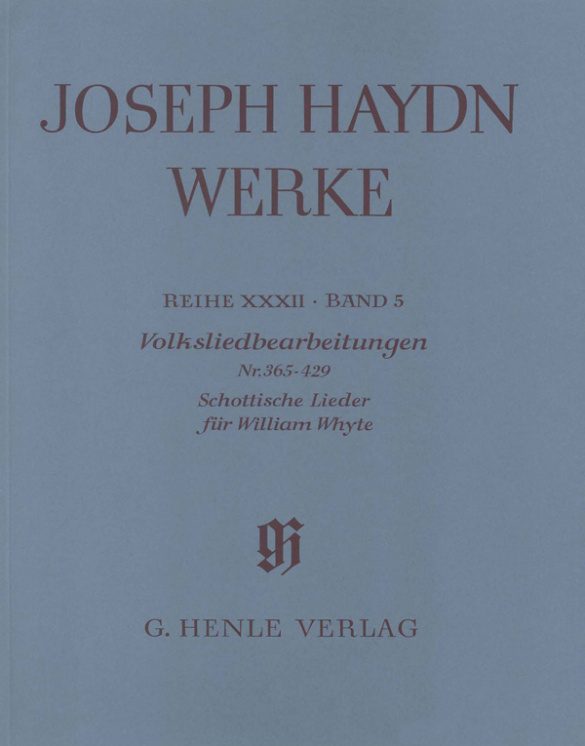 Haydn, Joseph Volksliedbearbeitungen Nr. 365-429