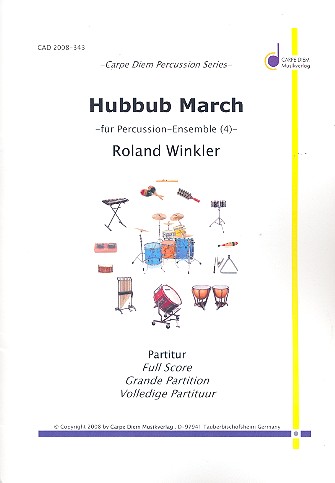 Hubbub March für 3 Snare Drums