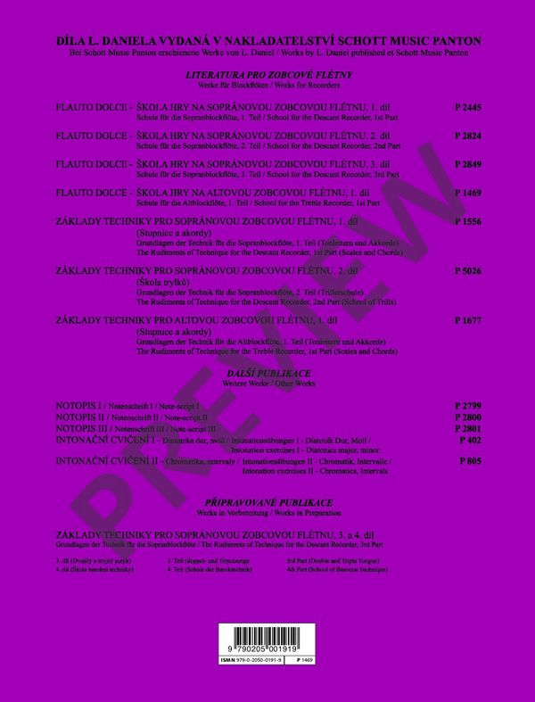 Schule für die Alt-Blockflöte Band 1