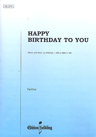 Happy Birthdayto You: für