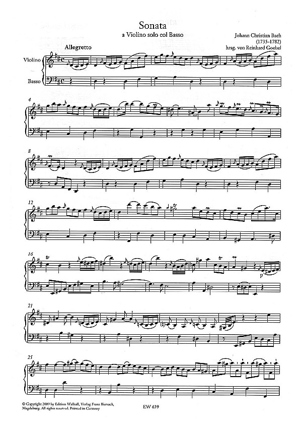 Sonate D-Dur