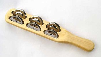 Schellenstab mit 6 Schellen