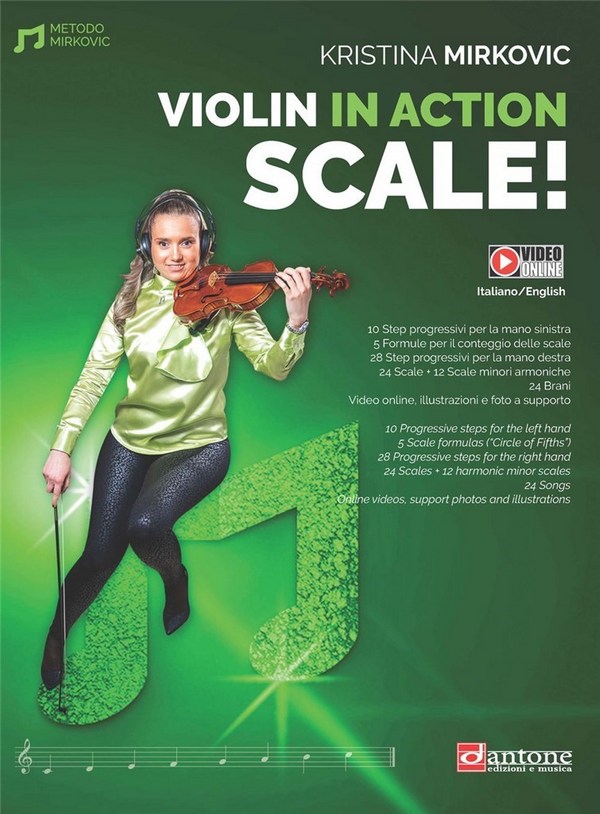 Kristina Mirkovic - Violin In Action - Scale!