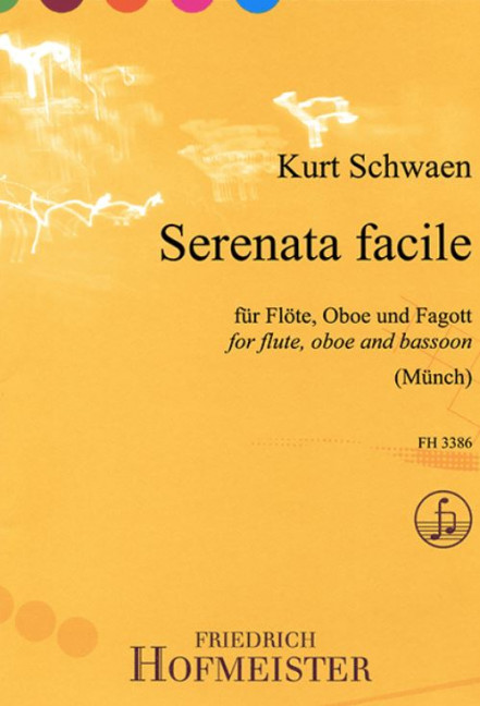 Serenata facile für Flöte, Oboe und Fagott