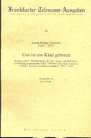 Uns ist ein Kind geboren TWV1:1452