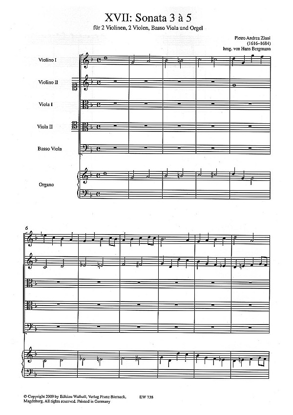 4 Sonaten à 5 Band 2 (Nr.3 und 4)