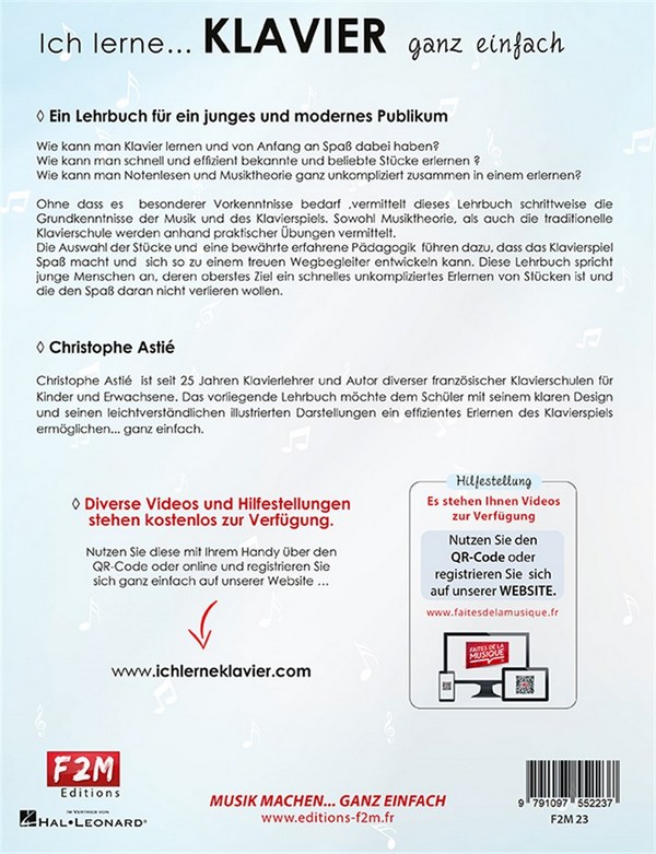 Ich lerne... KLAVIER ganz einfach (+QR-Code)