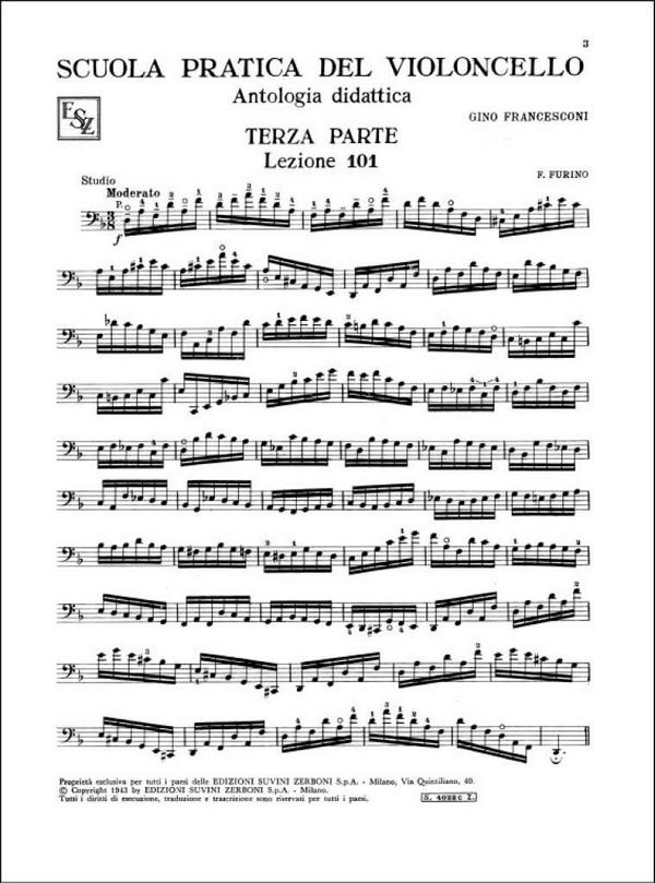 Scuola pratica del violoncello vol.3