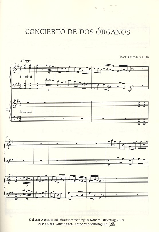 Concierto de dos organos