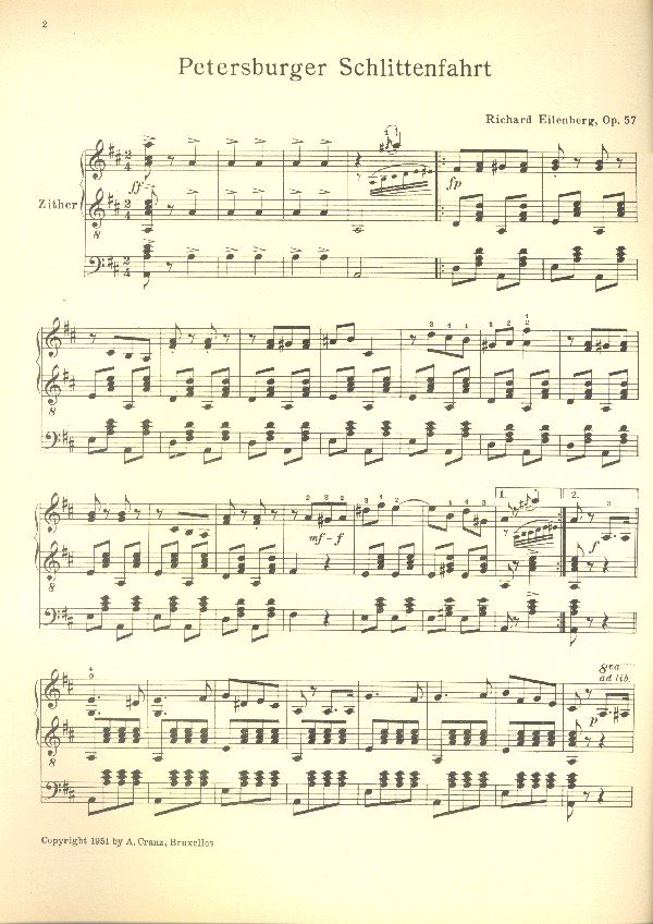 Petersburger Schlittenfahrt op.57