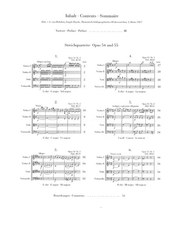 Streichquartette Band 7 op.54 und 55