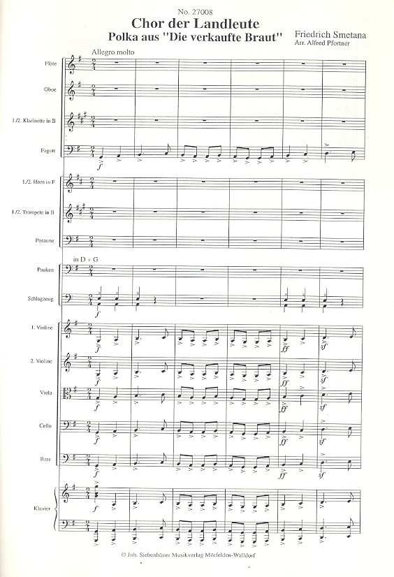 Chor der Landleute aus Die verkaufte Braut