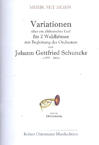 Variationen F-Dur für 2 Hörner und