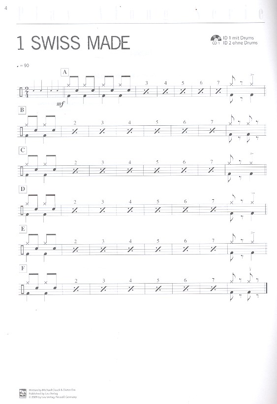 Playalong Serie Drums (+CD):