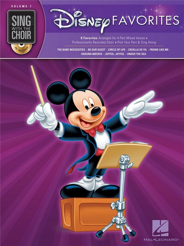 Disney Favorites (+CD) for mixed chorus