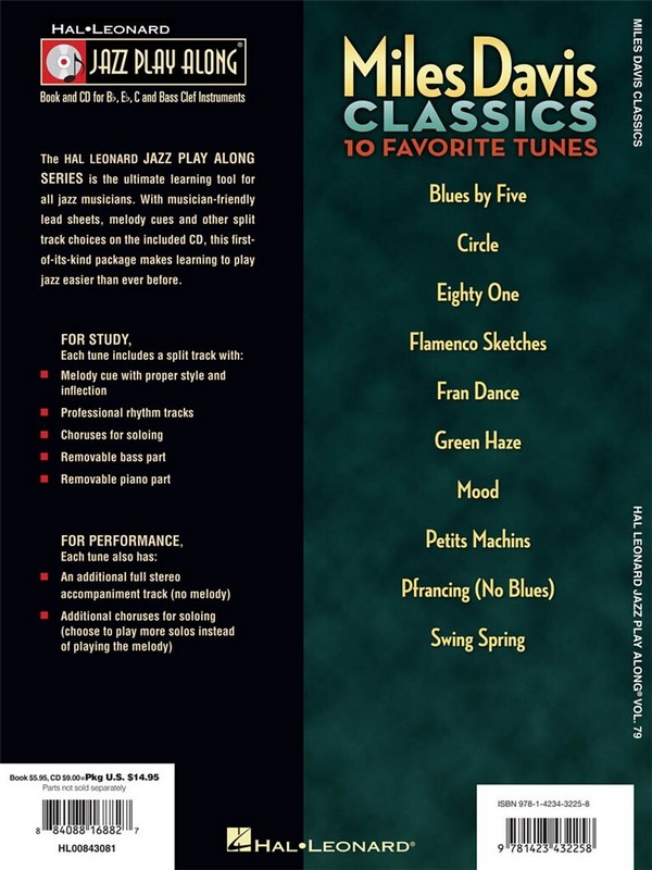 Miles Davis Classic (+CD): for Bb, Eb, C