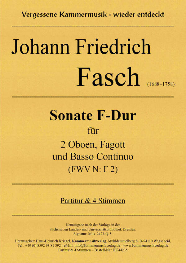 Sonate F-Dur (FWV N: F2)