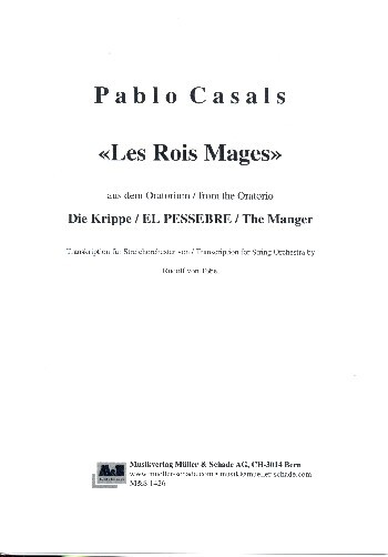 Les rois mages für Streichorchester