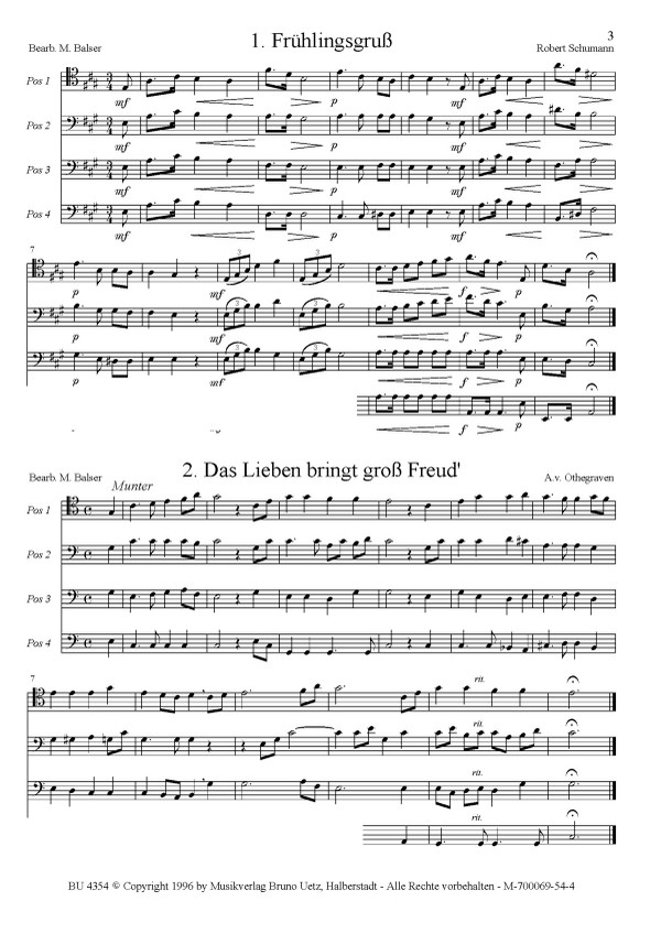 Romantische Sätze Band 1